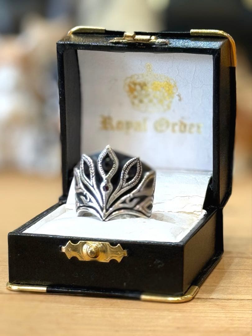 孔雀　リング　925 ティアラリング