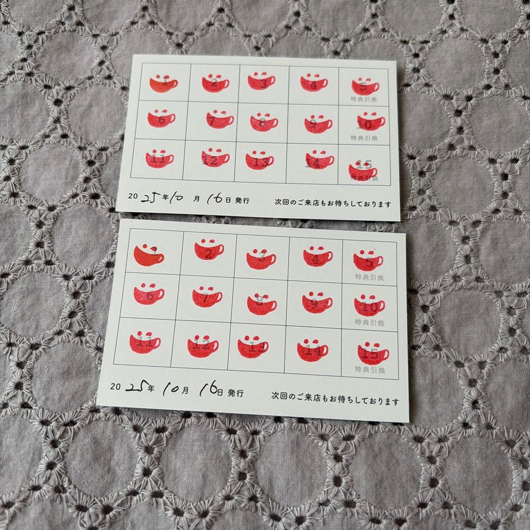 栞*様 アニカフェ アニメイトカフェ スタンプカード 満了 15ポイント 2枚セ 15ポイント】アニメイトカフェ☆アニカフェ☆スタンプカード☆ポイント