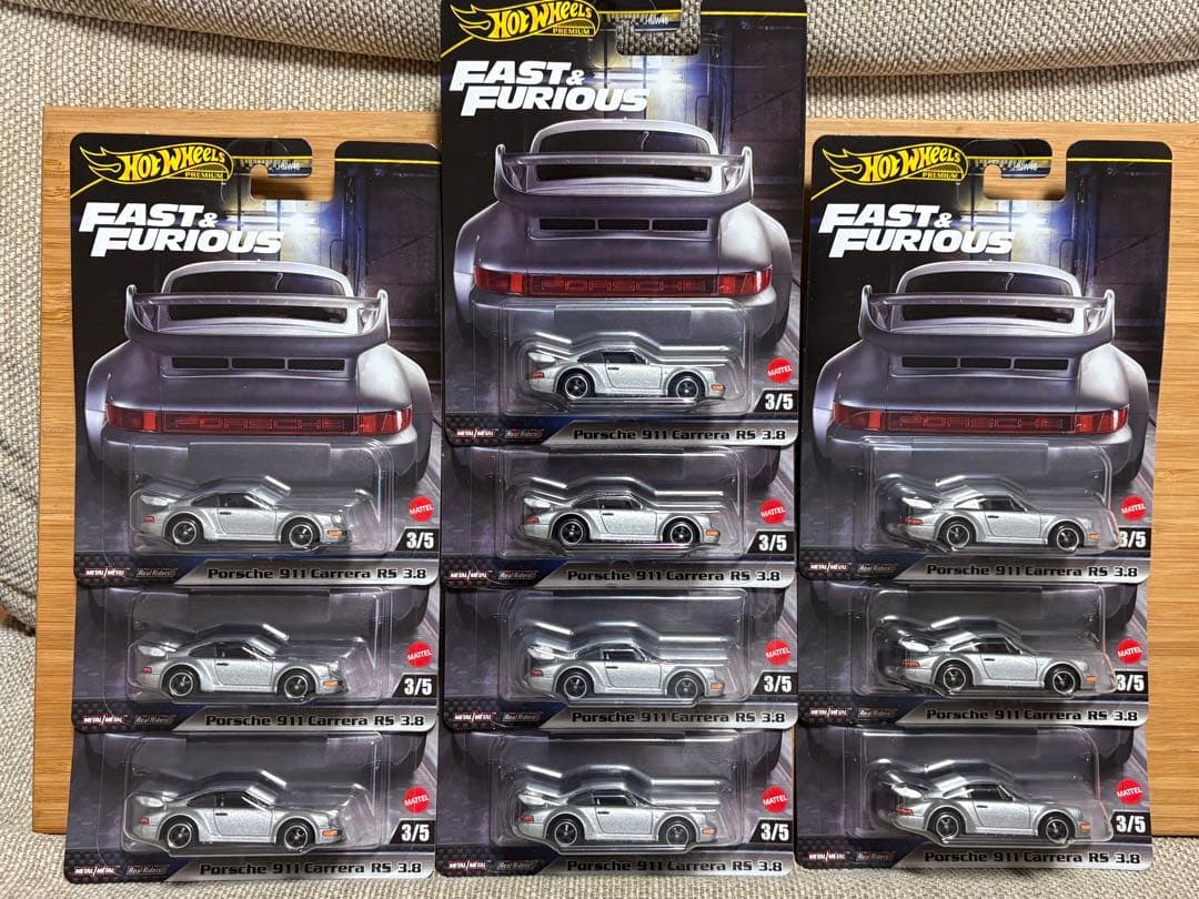 10台セット ポルシェ 911 Carrera RS 3.8 ワイルドスピード