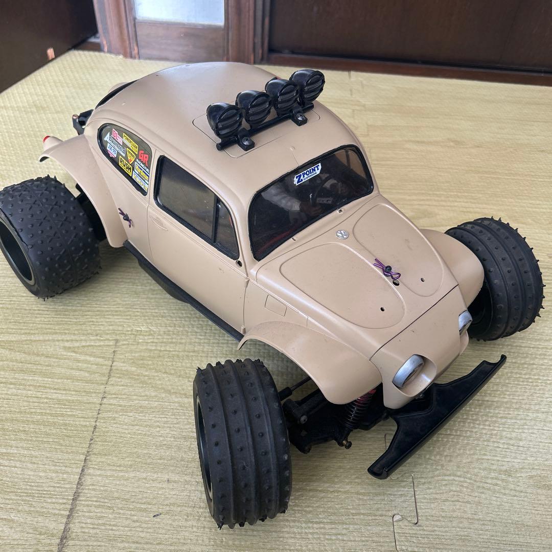 タミヤ 1/10 電動RCカー　ブリッツァービートル　カスタム　リモコン付き Amazon.co.jp: 初版未組立 タミヤ 1/10 電動 RC ブリッツァービートル
