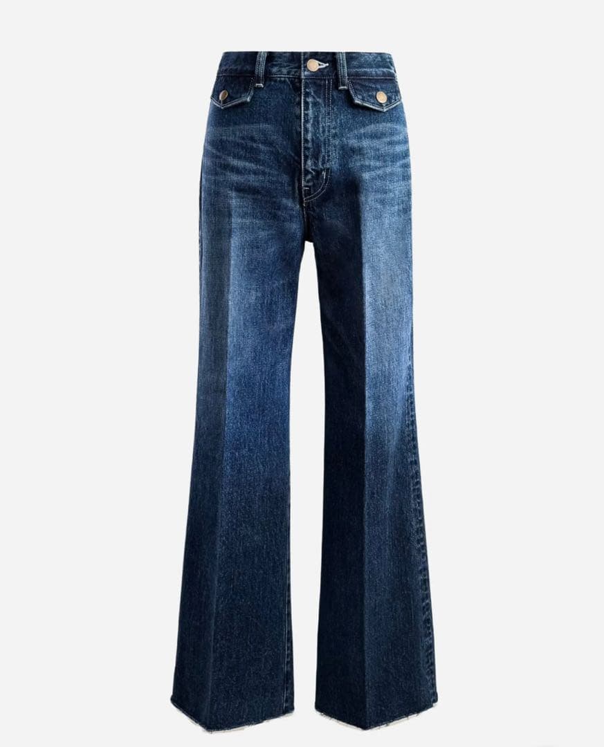 パンツ sheller OKAYAMA flap pocket flare denim