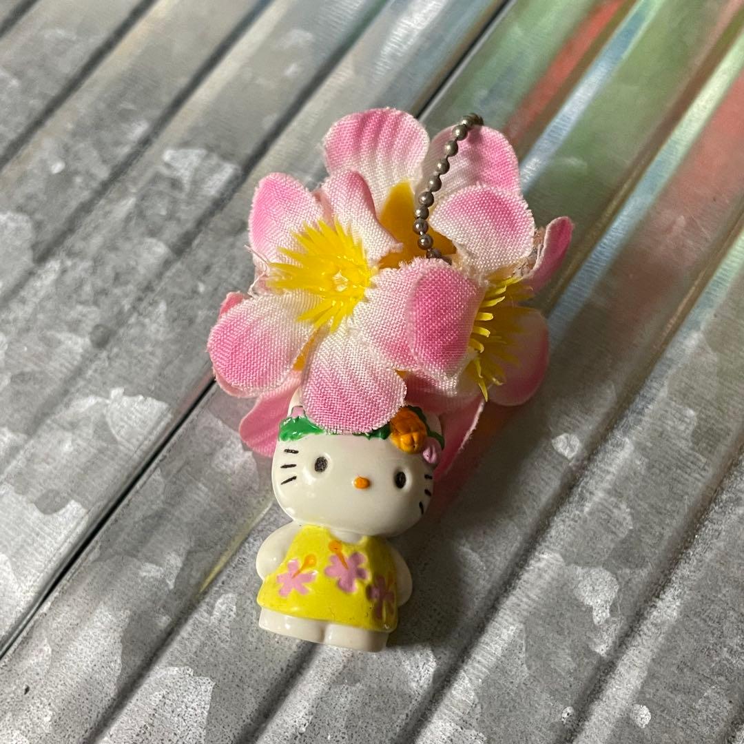 平成レトロ ハローキティ トロピカルフルーツ ハイビスカス チャームマスコット