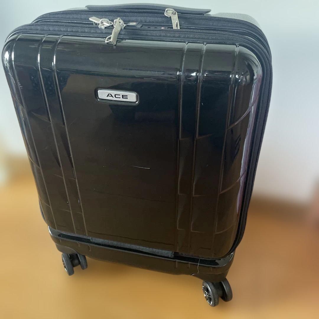 ACE ブラックキャリーケース 4輪 Ace（エース） 最大51%☆3/3限定 特典付 スーツケース クレスタ
