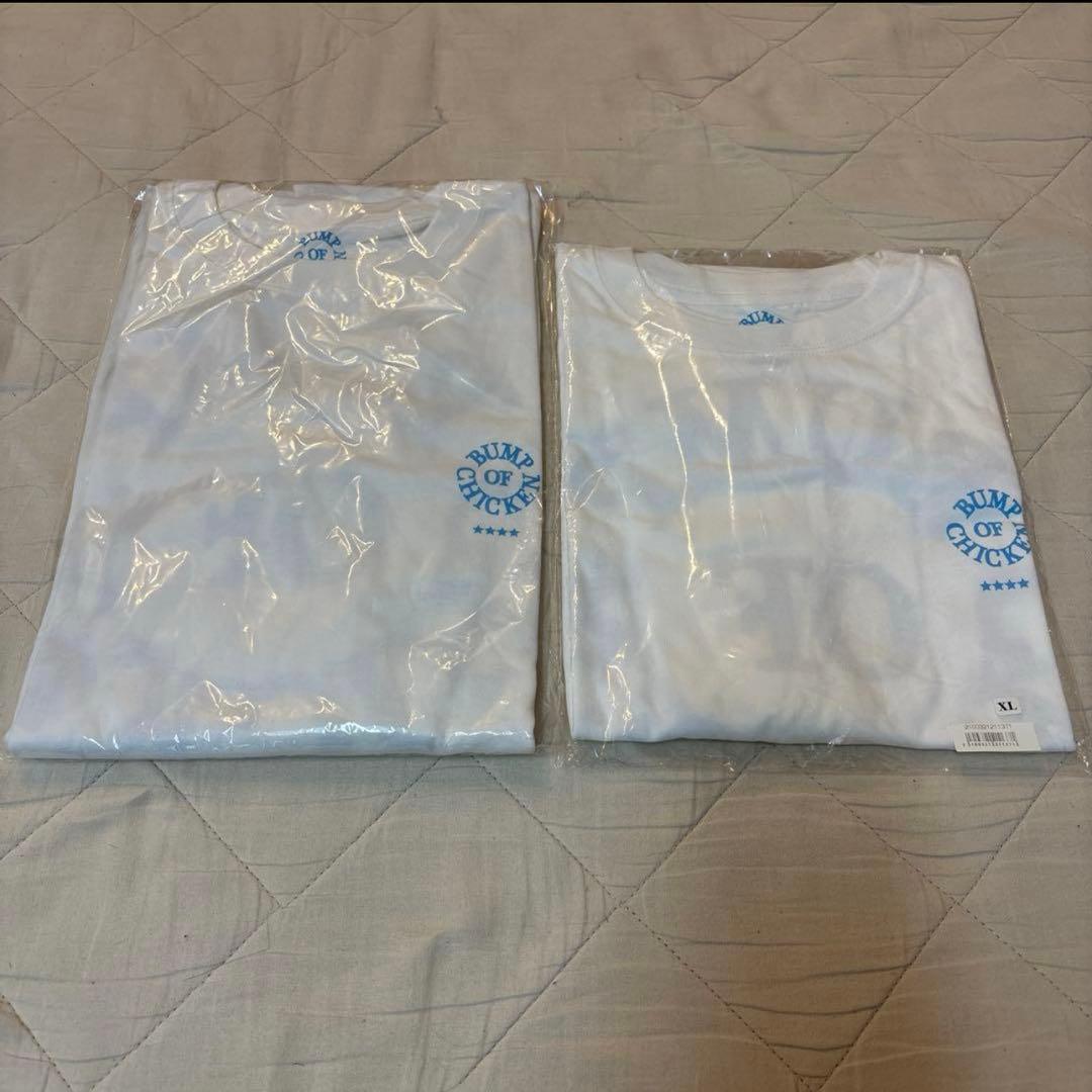 BUMP OF CHICKEN☆ロゴロンT＆Tシャツ白XL☆バンプオブチキン OSAMA Long Sleeve TEE