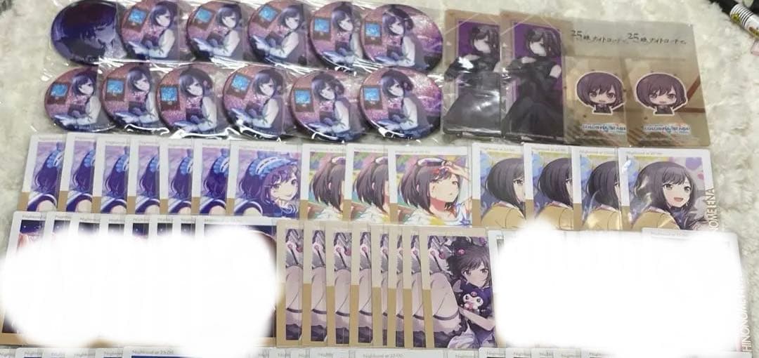 プロセカ 缶バッジ エピカ 箔押し ノーブルアート 特典 色紙 - メルカリ