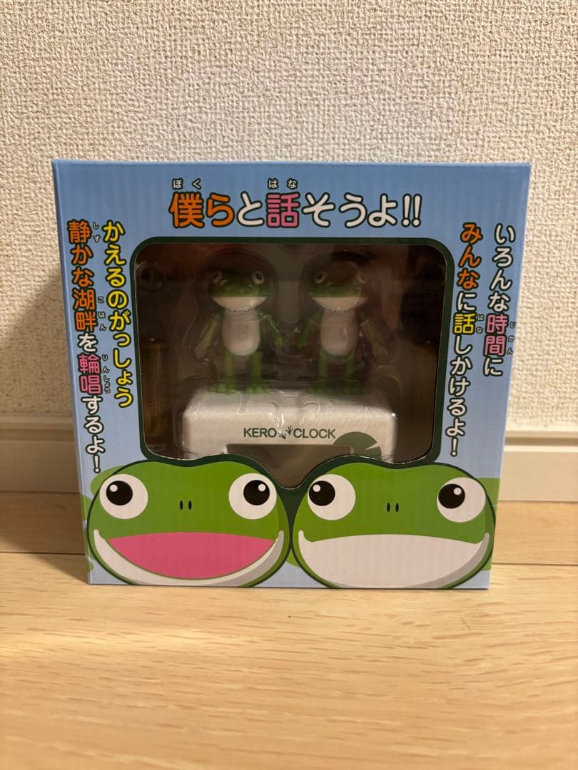 新品未使用品　目覚まし時計 ケロクロック2 ホワイト 8RDA46RH03 Amazon.co.jp: リズム(RHYTHM) 目覚まし時計 デジタル時計 ケロ