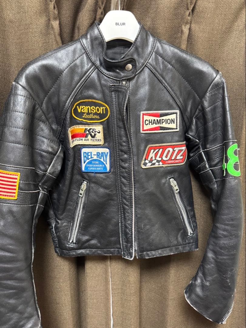 超希少!! VANSON ライダースジャケット TC48（サイズ38・L相当） 中古・古着通販】VANSON (バンソン) TYPE-B シングルライダース レザー