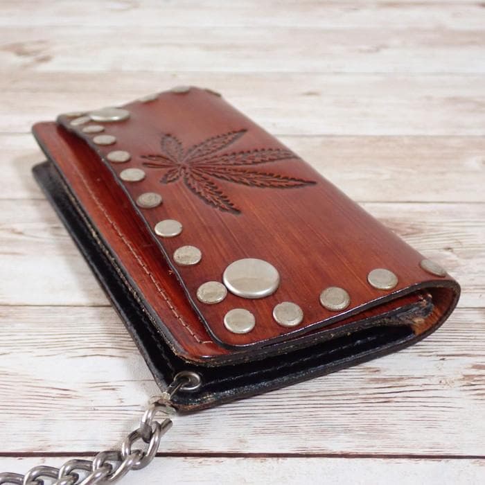 24時間以内発送! 美品 ほぼ 未使用 トラッカーウォレット USA製 80's