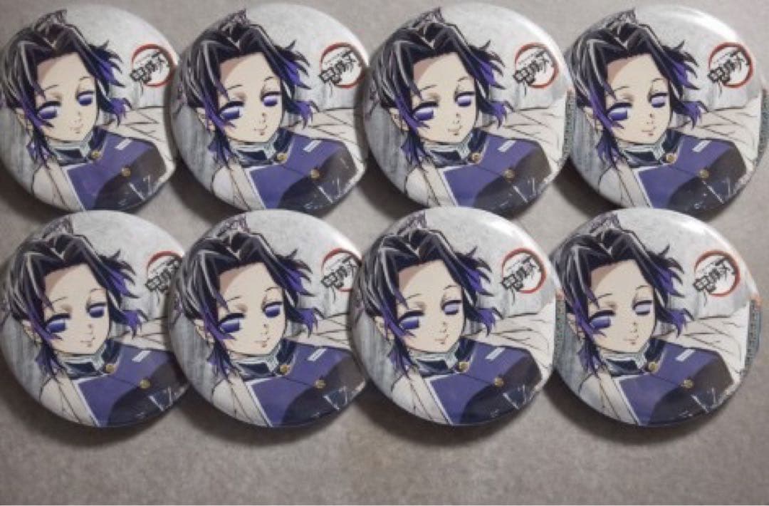 鬼滅の刃 全集中展 幕間画 アイキャッチ 缶バッジ 胡蝶しのぶ 8個