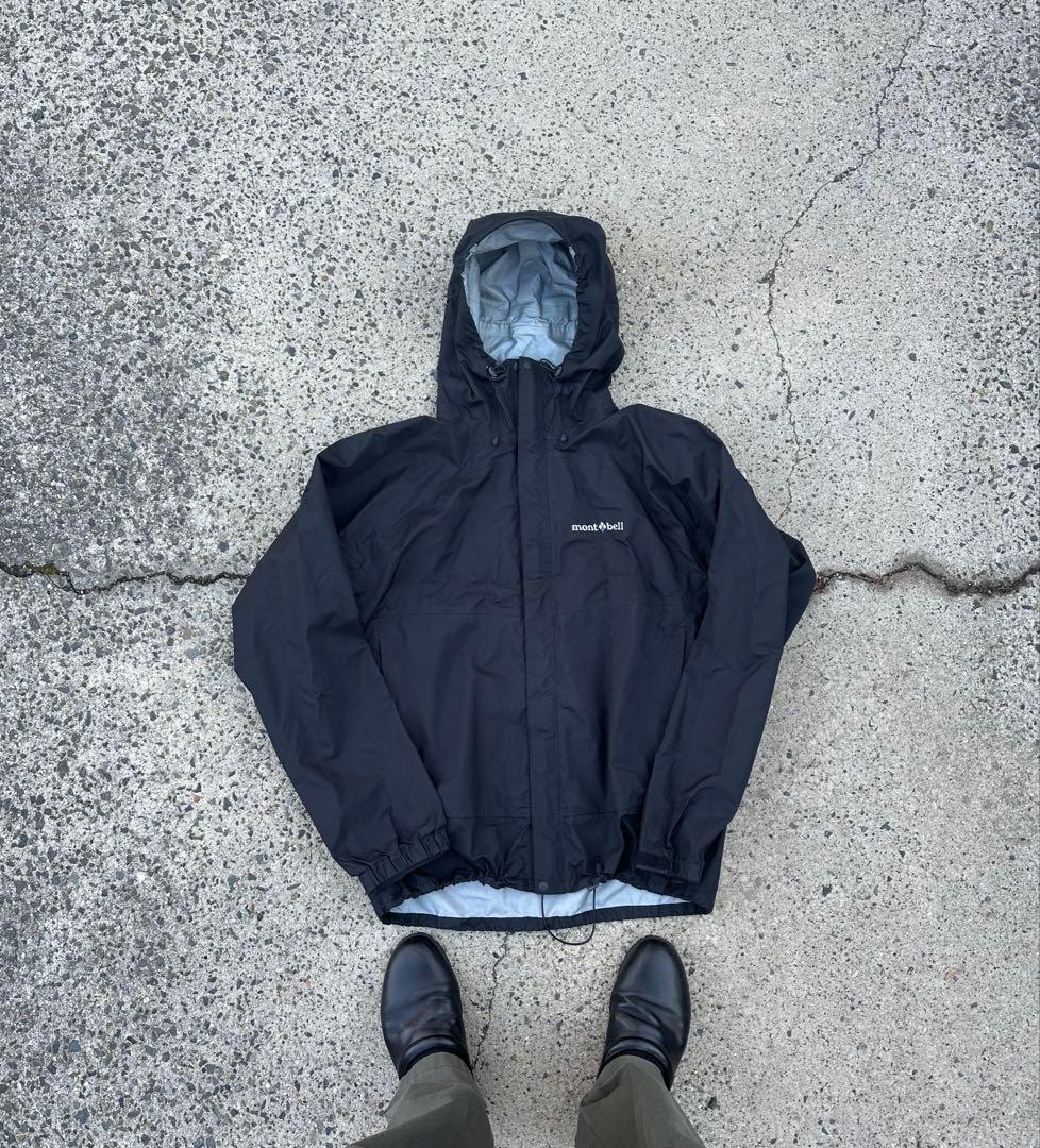〔美品〕montbell tech shell jacket y2k 刺繍 montbell tech shell jacket y2k men'sL - メルカリ