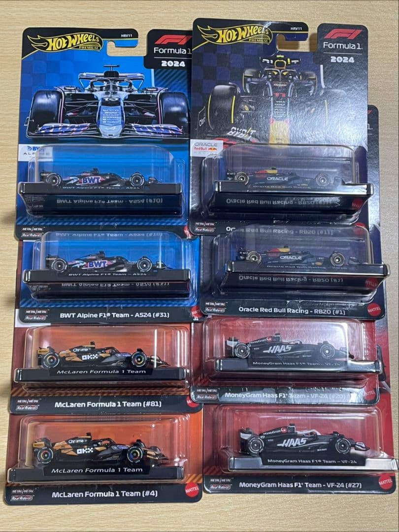 ホットウィール F1 Formula1 2024 プレミアムレース 8台限定価格