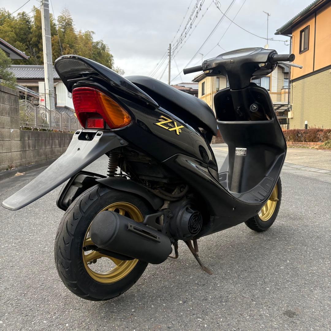 茨城！実働！AF34 ZX ライブディオ ブラック 原付50cc 2st - メルカリ