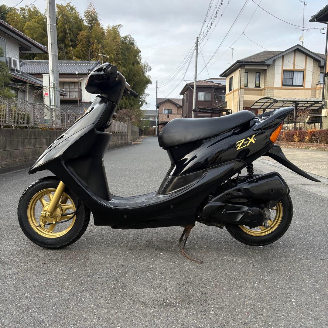 茨城！実働！AF34 ZX ライブディオ ブラック 原付50cc 2st - メルカリ