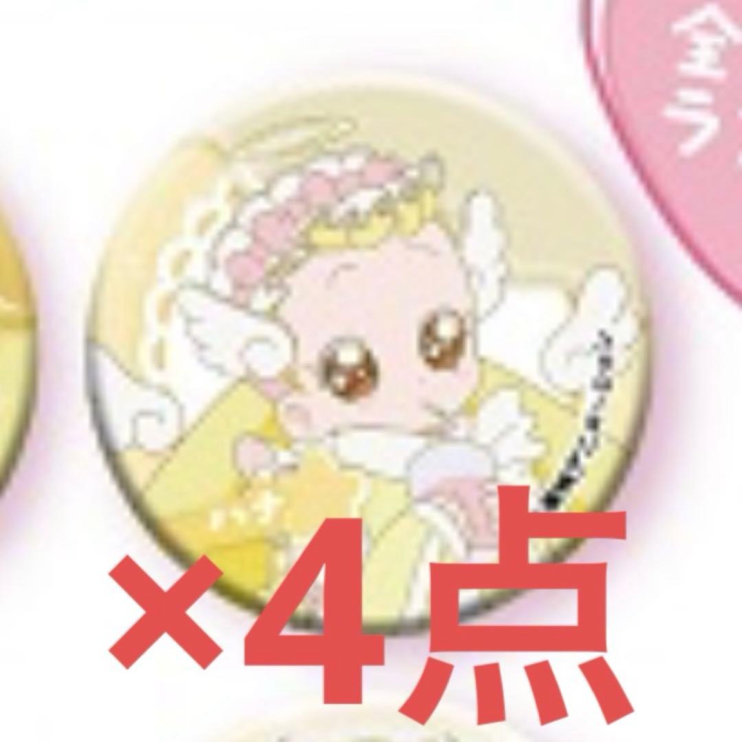 おジャ魔女どれみ　カラオケの鉄人　カラ鉄　ハナちゃん　天使　缶バッジ