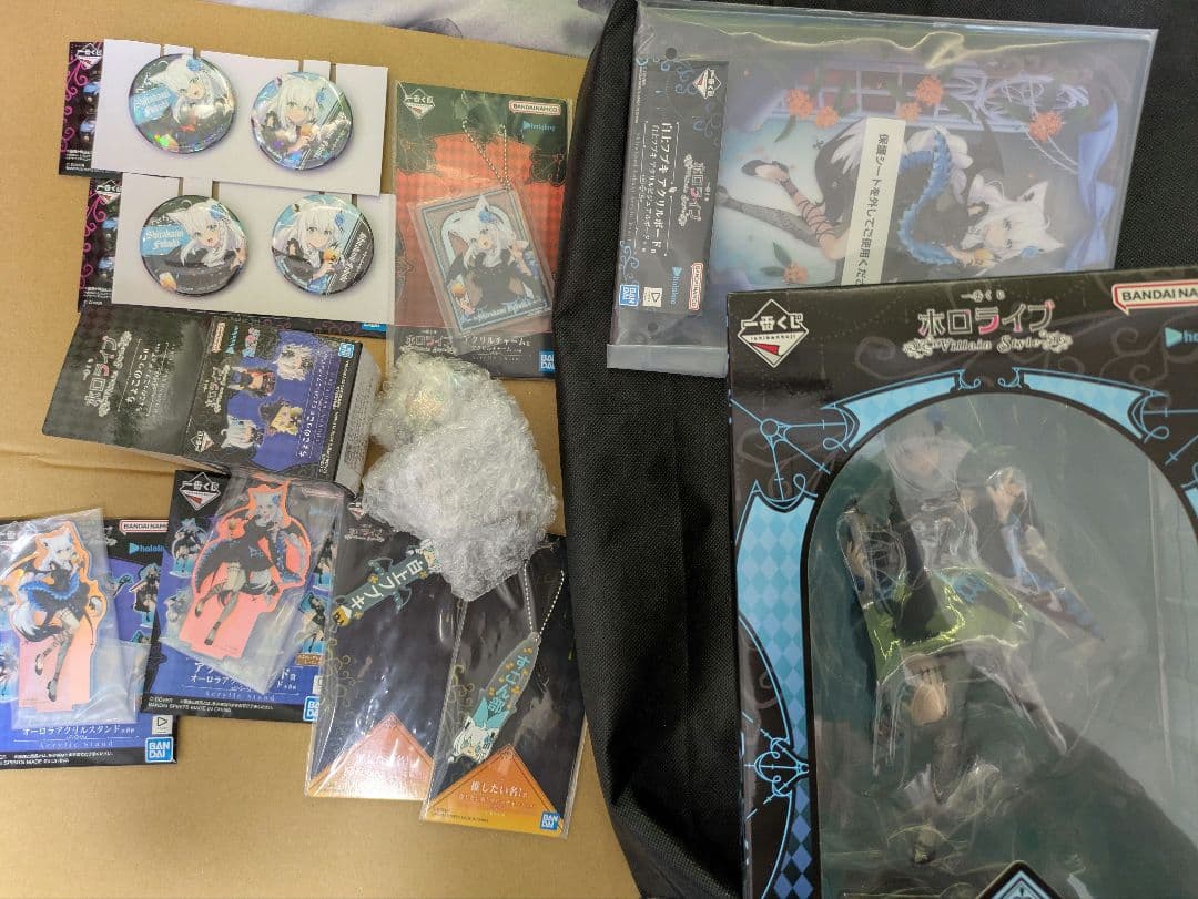 一番くじ ホロライブ Villain Style 白上フブキ　セット 一番くじ ホロライブ ～Villain Style～ 白上フブキ アクリルボード