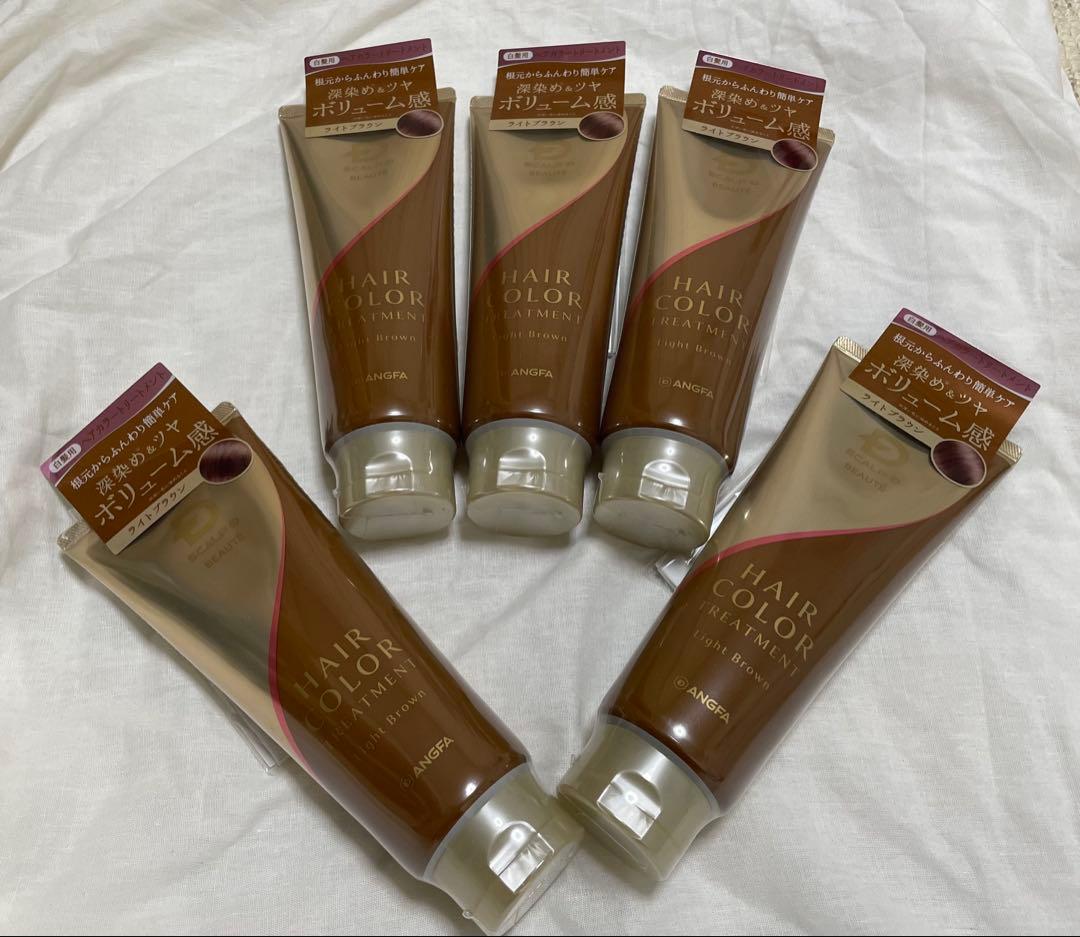 アンファー スカルプD ボーテ ヘアカラートリートメント ライトブラウン 5本