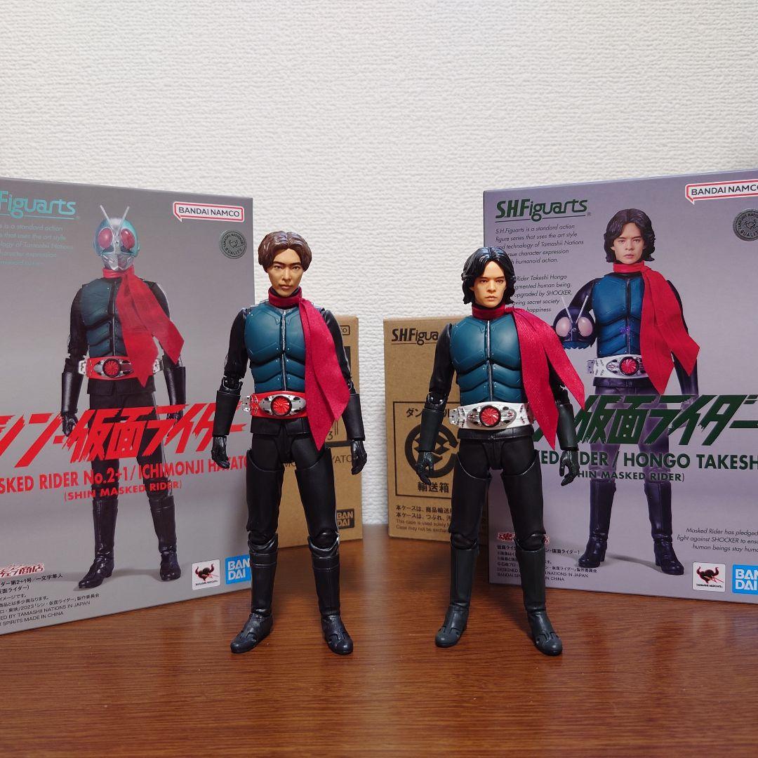 S.H.Figuarts 仮面ライダー 本郷猛　第2号+1号/一文字隼人　セット