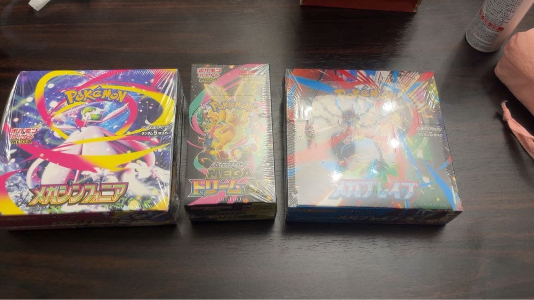 ポケモンカードbox メガドリームメガシンフォニアメガブレイブ 各1BOX