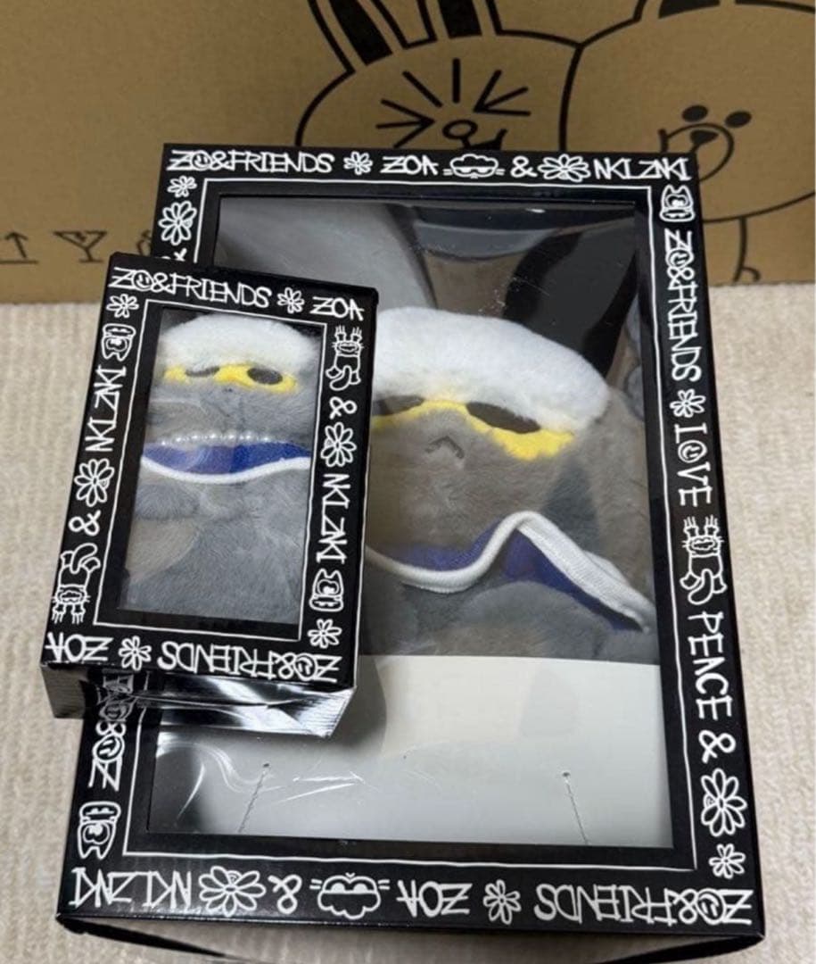 ZO&FRIENDS ZOA ぬいぐるみ ミディアム キーリング セット ZO&FRIENDS公式グッズ販売決定❕ ⁡ この度PNCA心斎橋店、新大久保店に