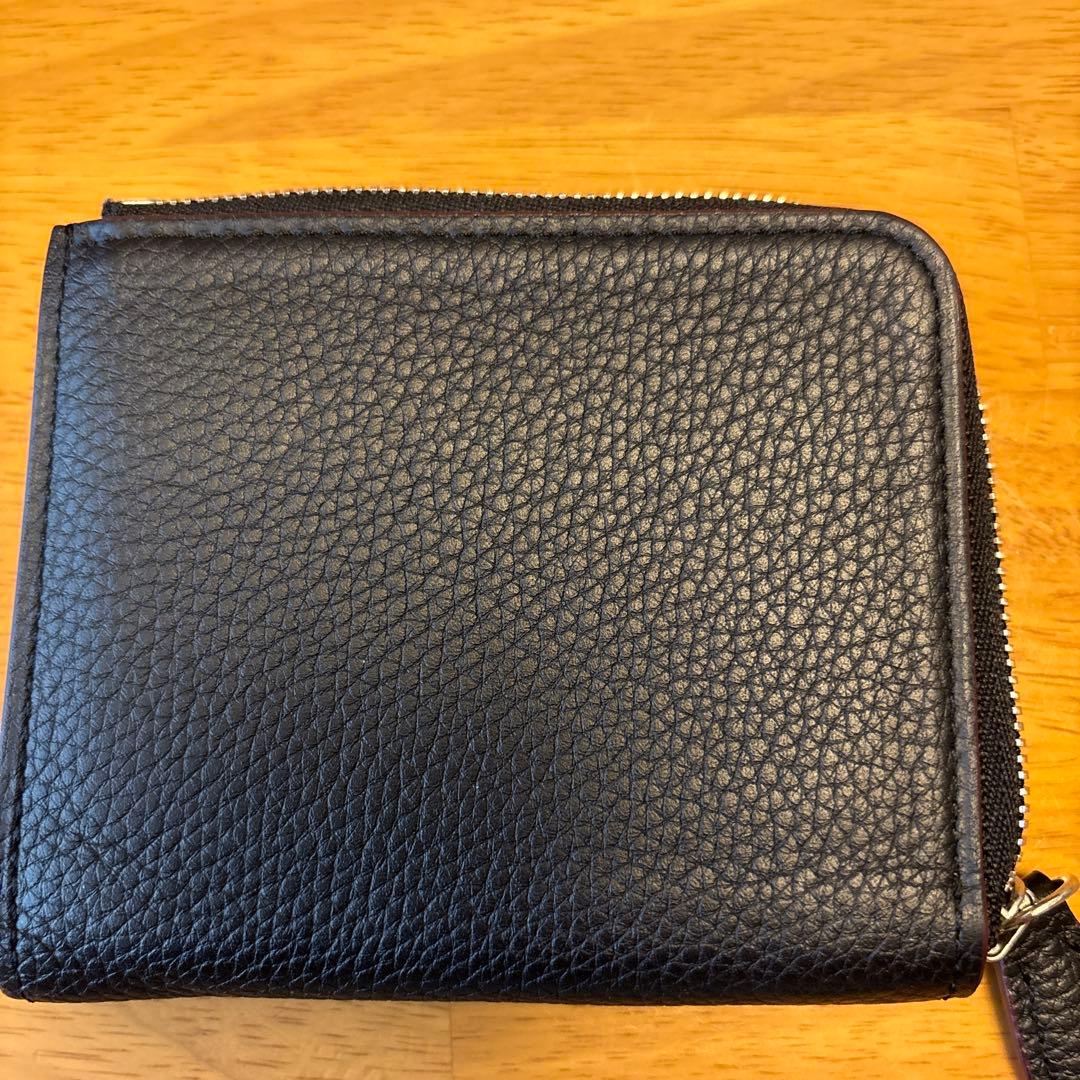 ガンゾ フレンチカーフLファスナー二つ折り財布　ケース