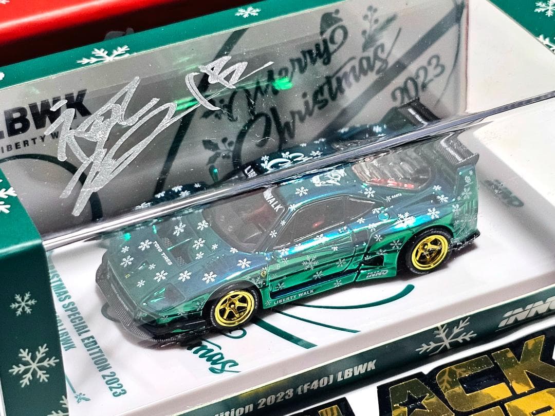 限定 LBWK Mini GT F40 チェイス サイン入り 1セット - メルカリ