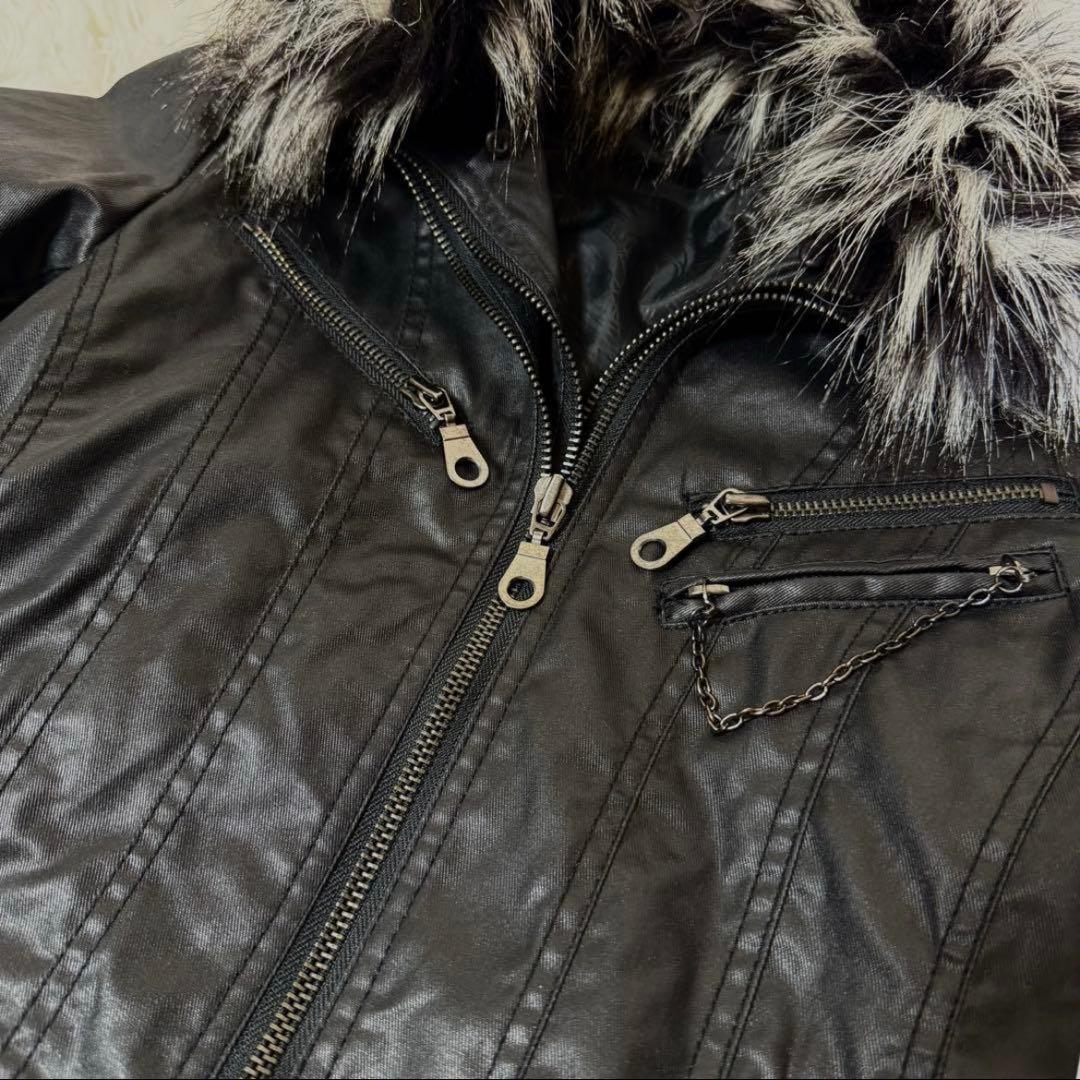 00s archive fuga coating fur jacket - メルカリ