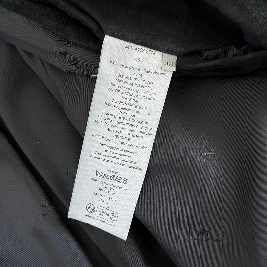 dior カナージュキルティング スエード LEATHER - JACKET - メルカリ