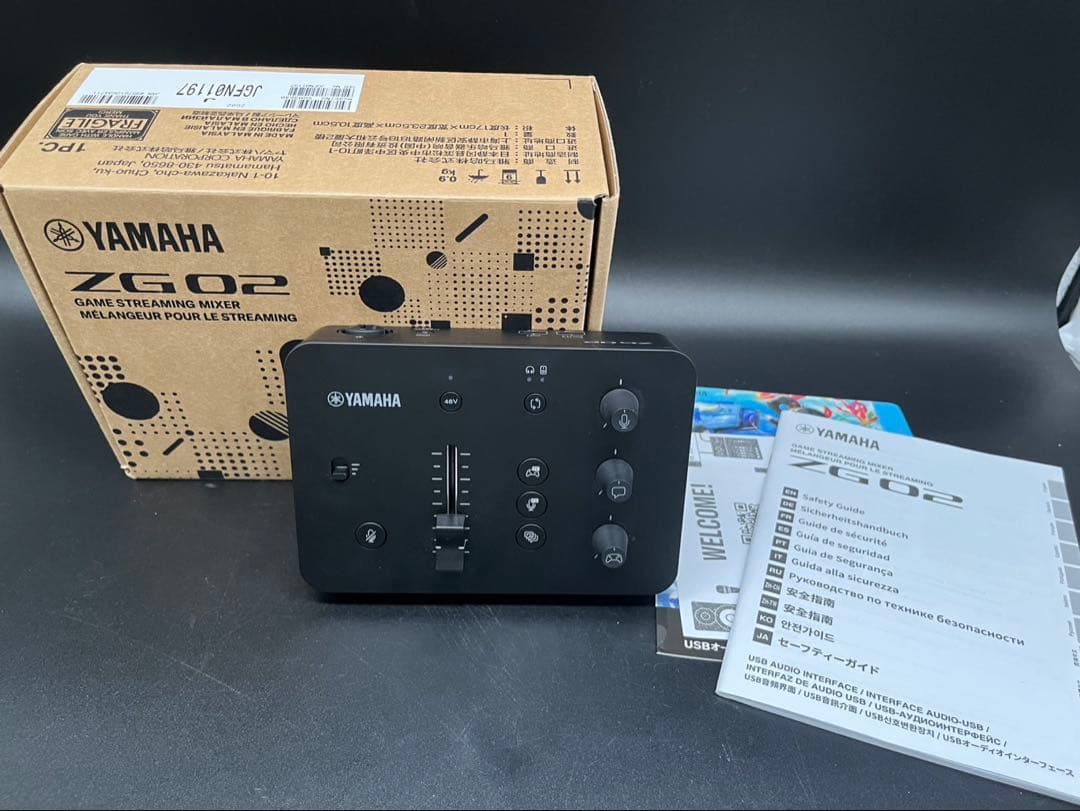 ◇【美品】YAMAHA ゲーム・配信用オーディオミキサー ZG02