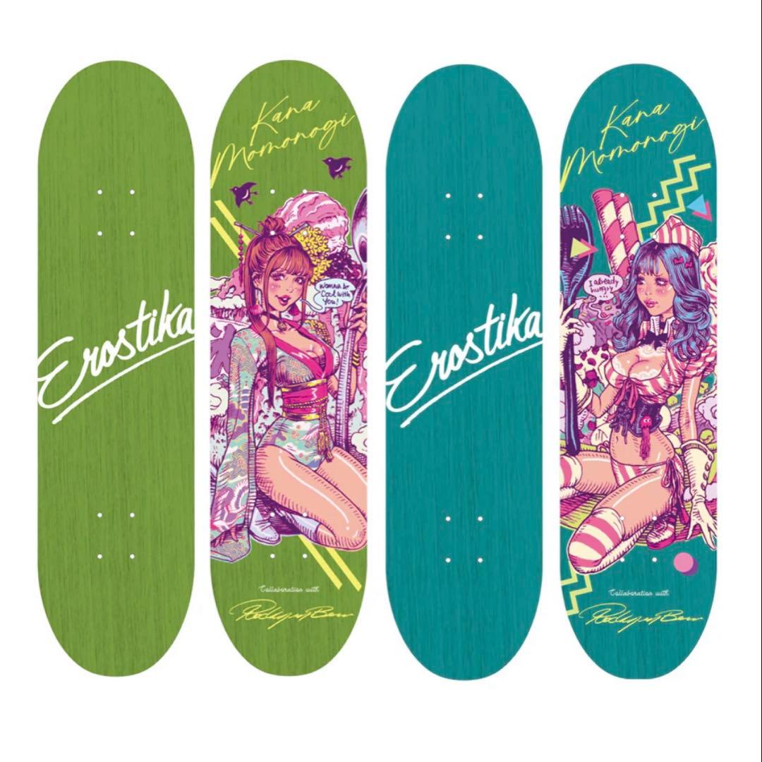 “桃乃木かな x Rockin'Jelly Bean” Skate Deck.