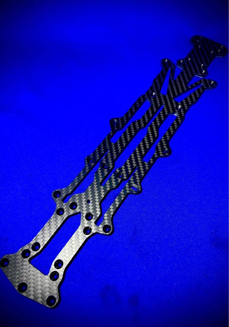ヨコモ YD-2R用　極厚4㎜ ナローシャーシ　綾織　RC 蕨山Carbon