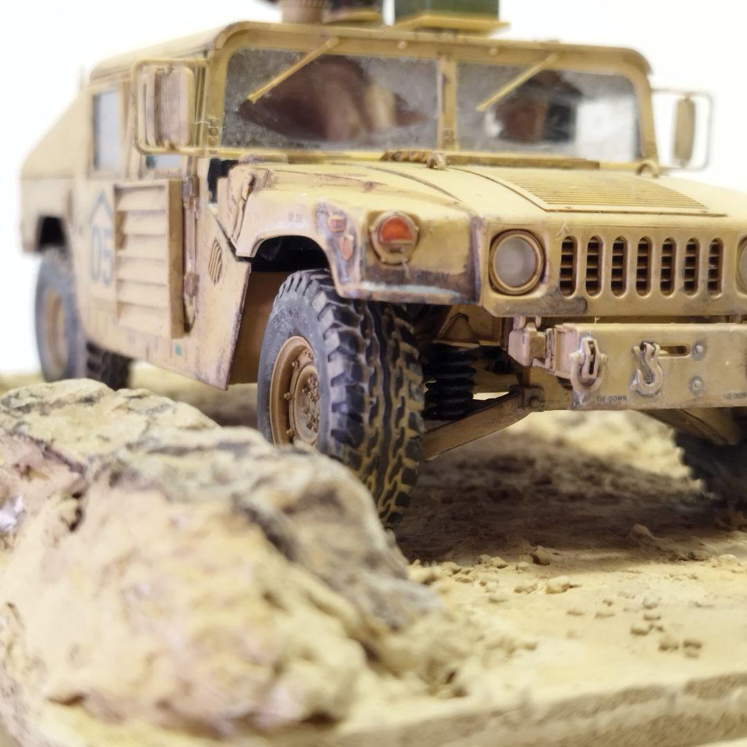 塗装済完成品】タミヤ M1046 ハンビー TOW ミサイルキャリヤー - メルカリ