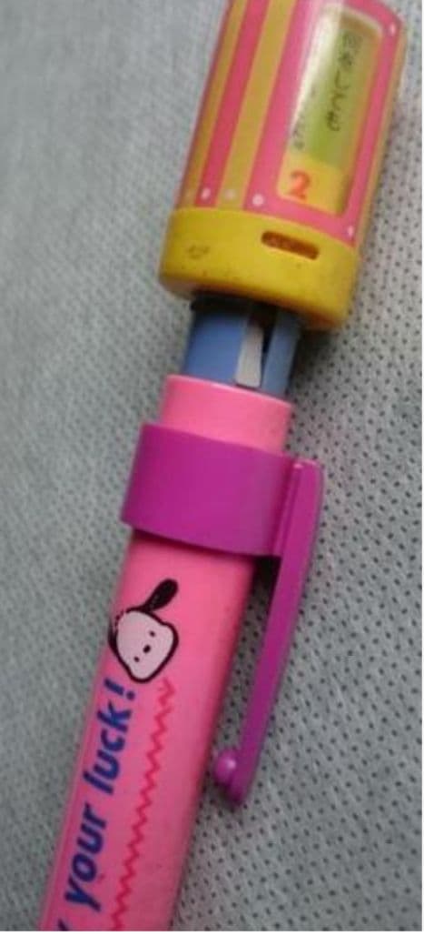 非売品　サンリオレトロ★けろけろけろっぴポチャッココラボボールペン