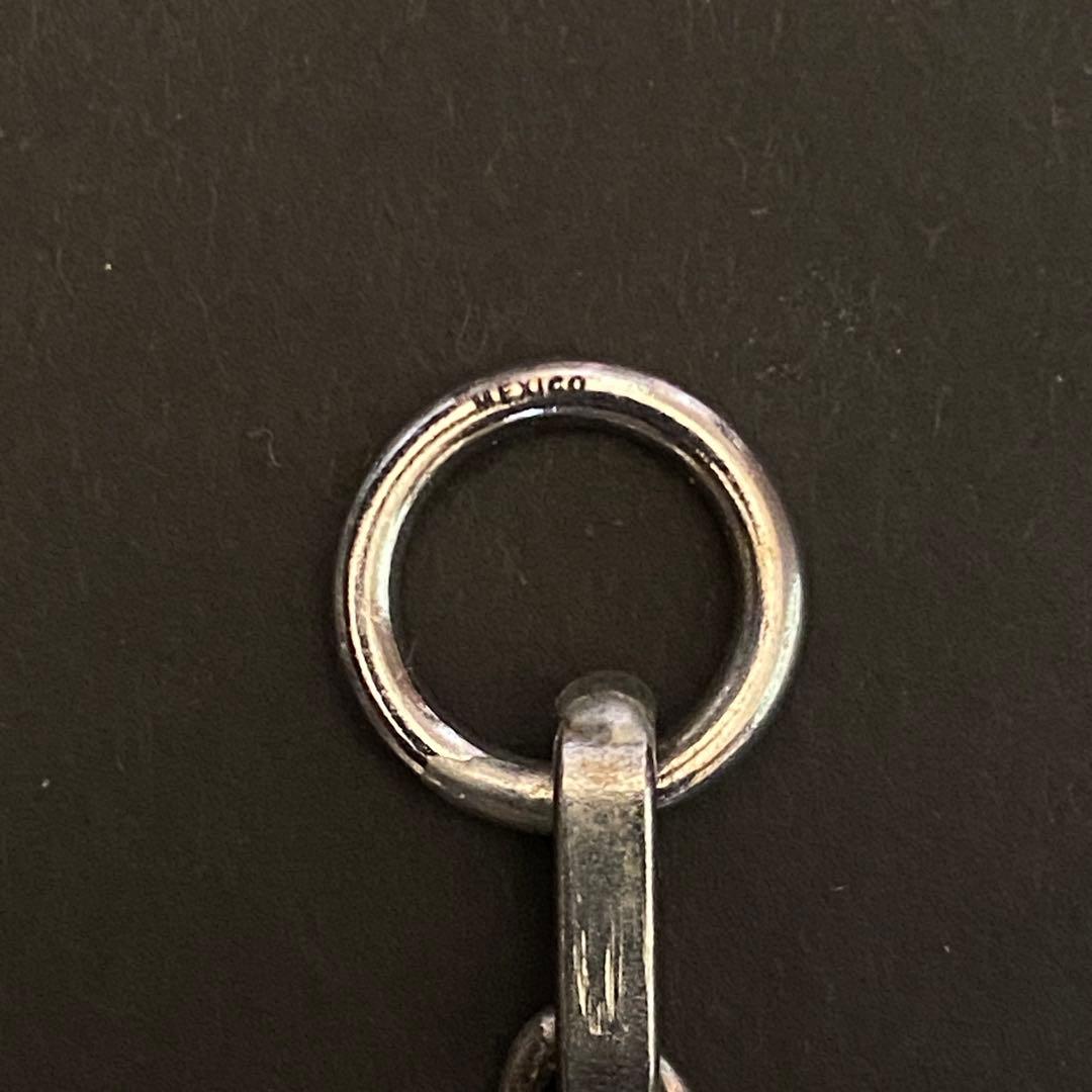 ヴィンテージ メキシコ シルバー パール DNA ブレスレット 8mm玉