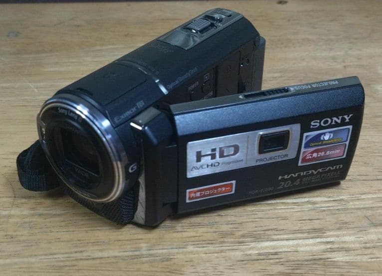SONY HANDYCAM HDR-PJ590　SD付