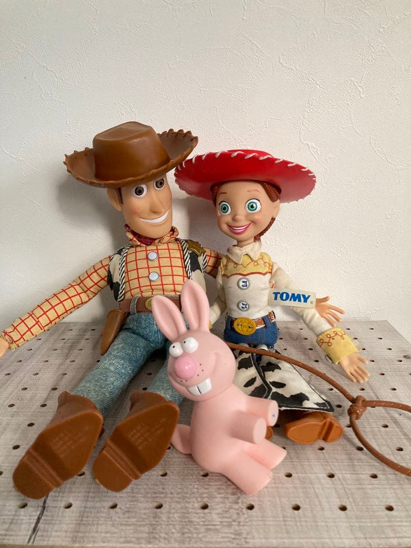 トイストーリー トーキングフィギュア ウッディ ジェシー 2002年製