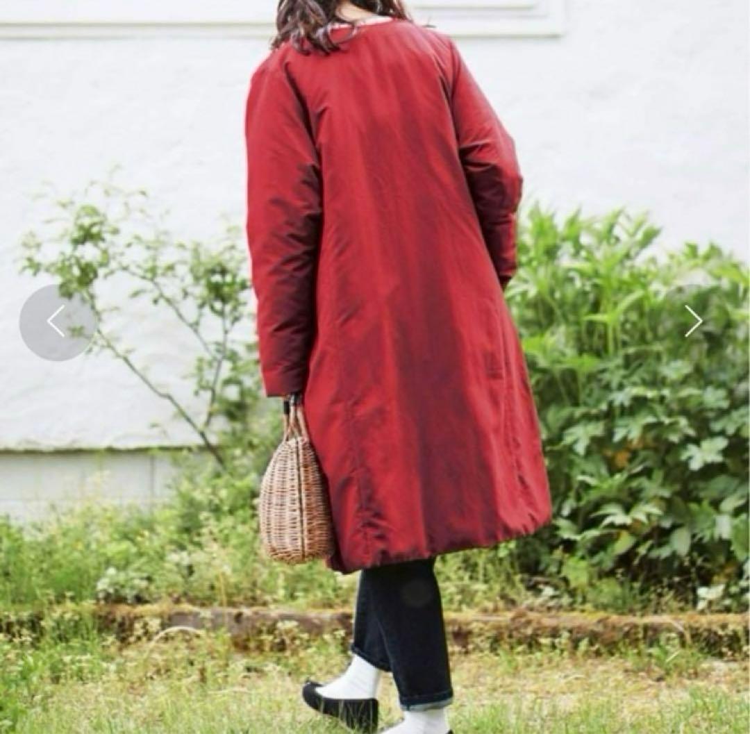 大人気】 Sunny clouds極薄ダウンコート 赤 サイズ - メルカリ