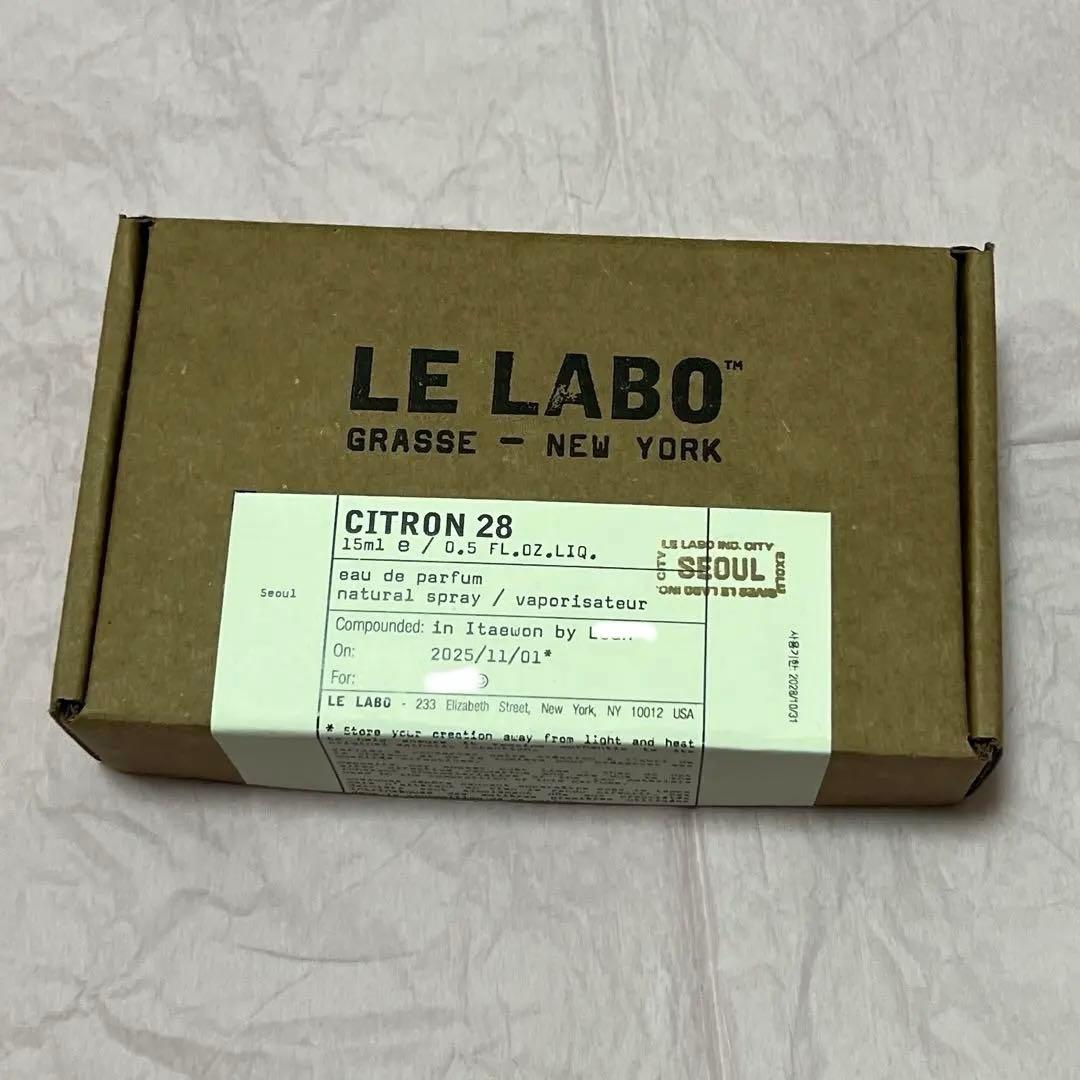 香水(ユニセックス) LE LABO. CITRON 28 15ml