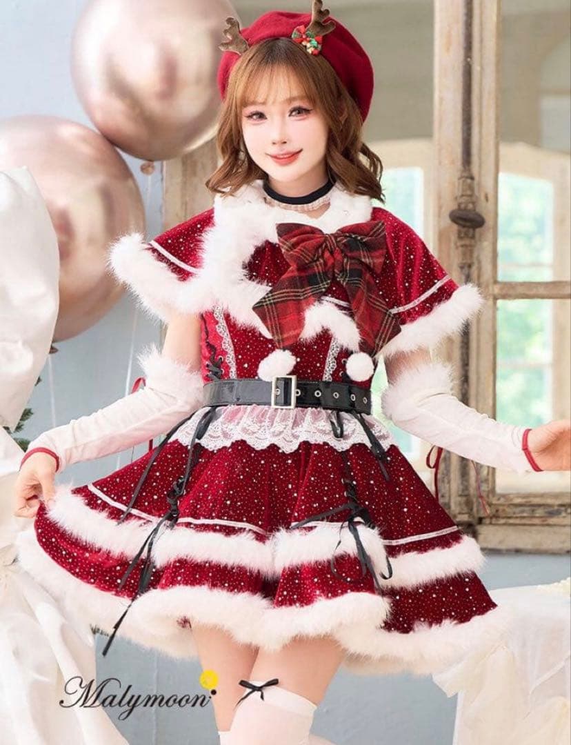 最終値下げMalymoon マリームーン ルージュベルベットビジュートナカイ