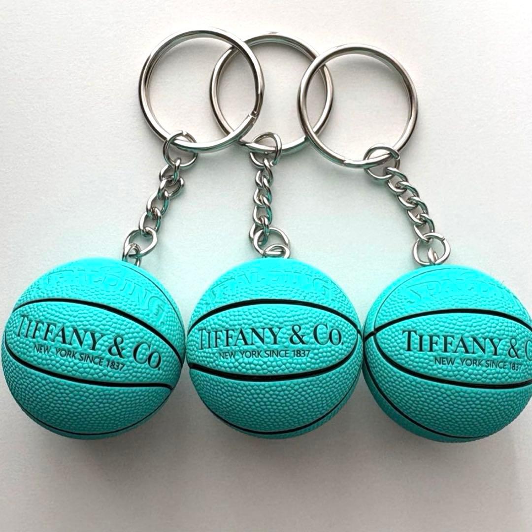 ティファニーブルー バスケットボールキーホルダー3個セット - メルカリ