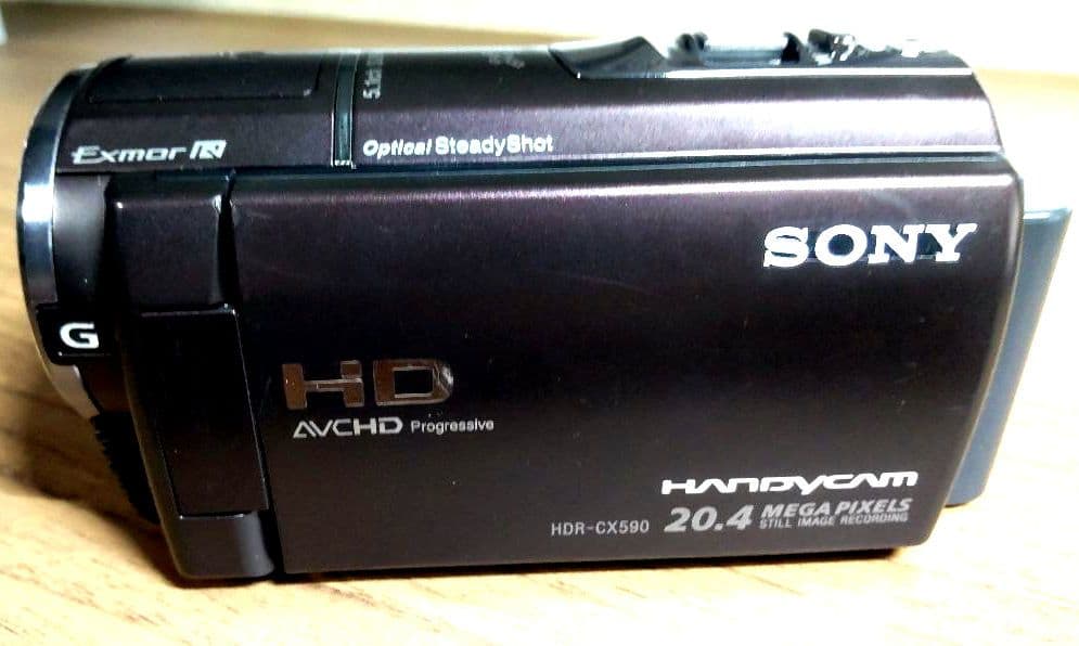 SONY HDR-CX590 HDハンディカム カメラ ※説明書無し