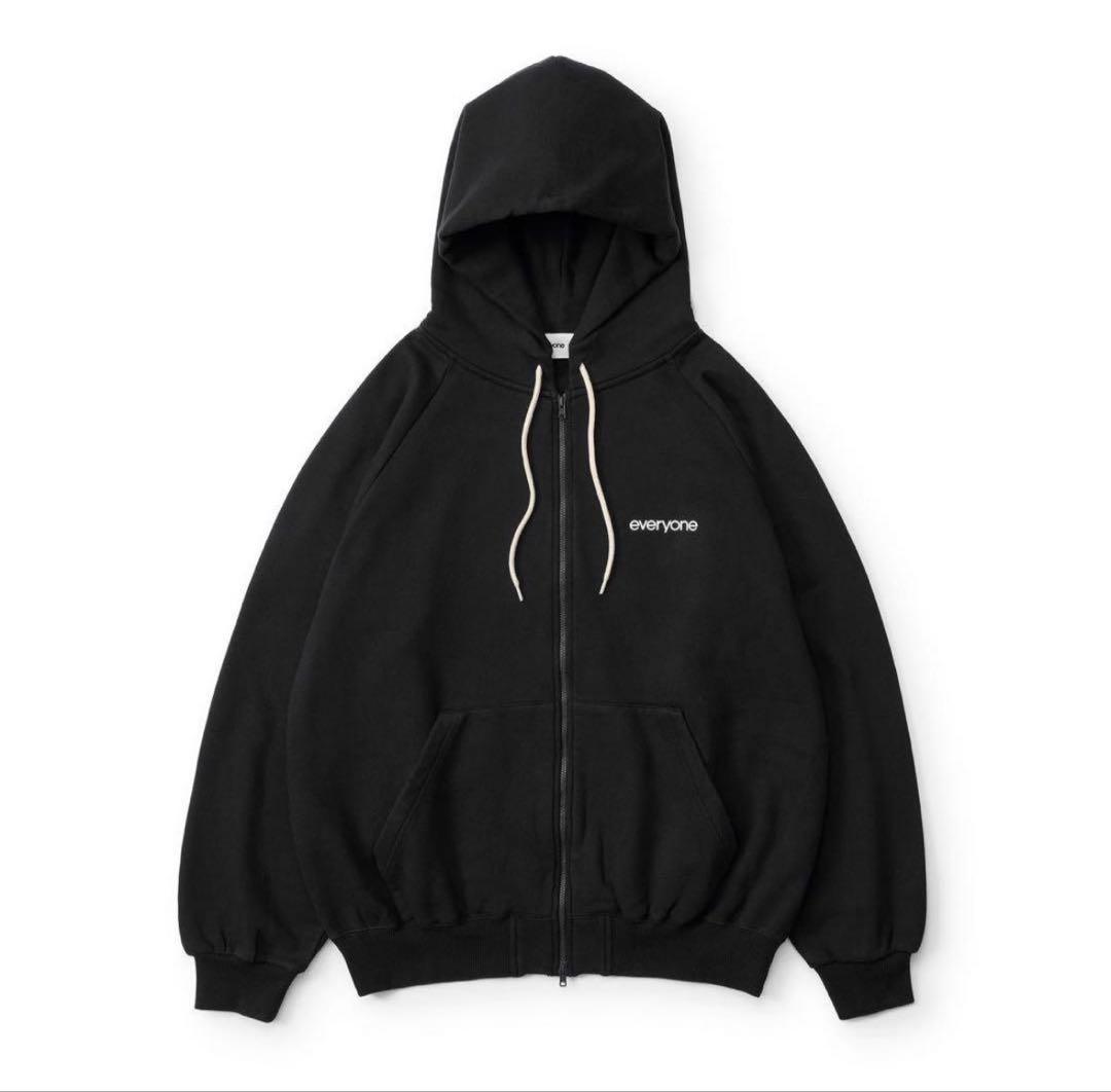 everyone original logo zip up hoodie極美品