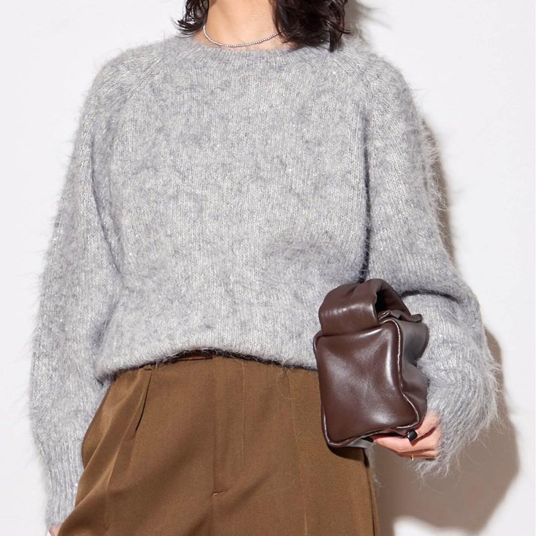 LUDLOW ラドロー カシミア ニット パフスリーブ