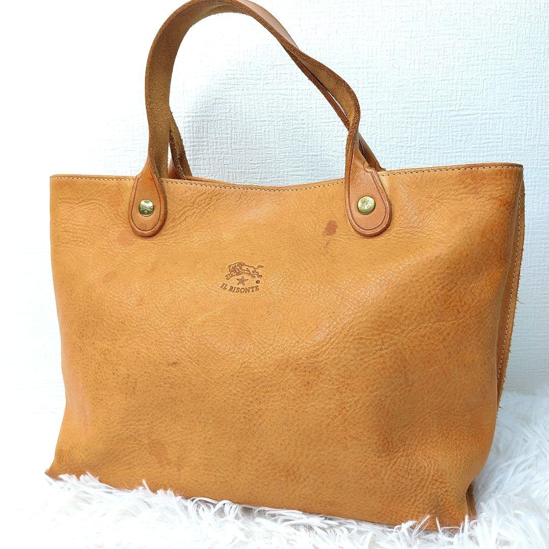 IL BISONTE　トートバッグ　ハンドバッグ　本革　ユニセックス