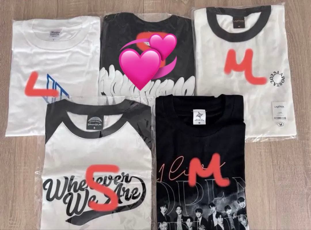 JO1 ツアーTシャツ4枚