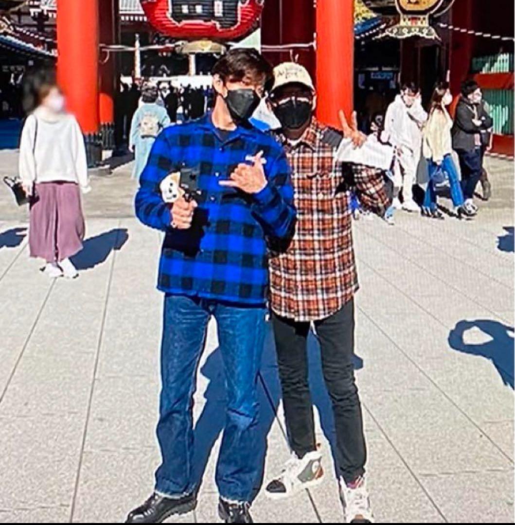 ラッツ RATS BUFFALO CHECK JKT キムタク ブルー CPO - メルカリ