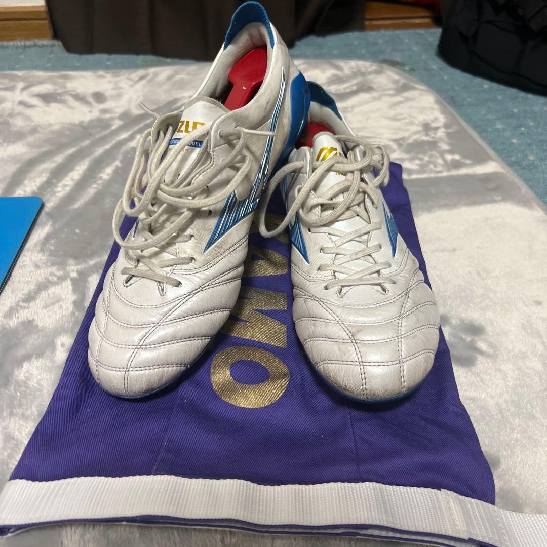 Mizuno Morelia NEO サッカーシューズ Mizuno Morelia Neo IV AG 'White Black' P1GA233009