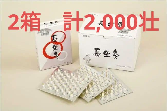 長生灸　1,000壮×2箱　計2,000壮　シルバー　山正　組合せ自由