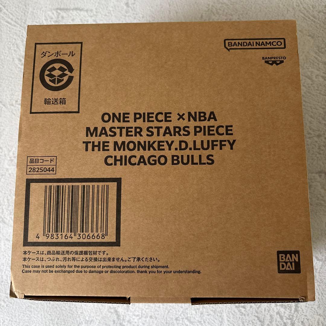 未使用未開封：ワンピース フィギュア NBA ブルズ ルフィ ベースショップ