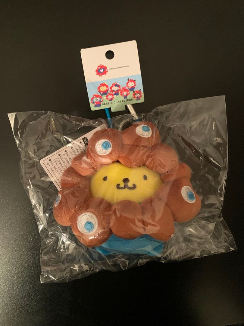ミャクミャク　なりきりぬいぐるみキーホルダー　ポムポムプリン　カラビナ　サンリオ