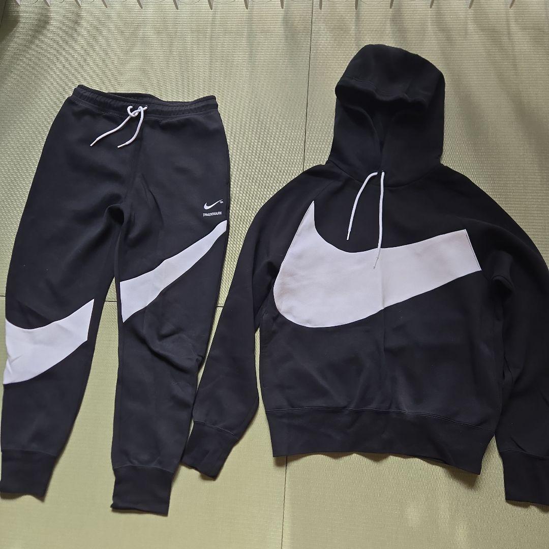 綺麗！Nike ジャージ上下セットアップ ブラック/ホワイト　M